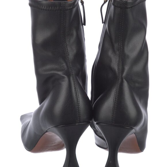 Manu Atelier Leather Ankle Sock Boots - Picture 4 of 5